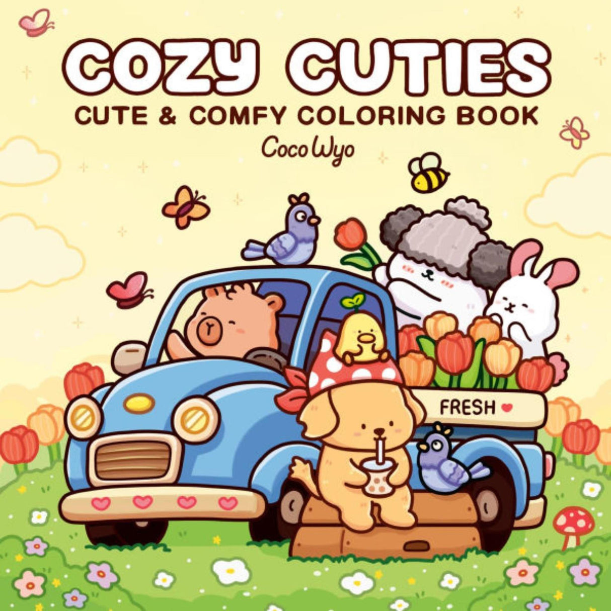 Deltas Cozy Cuties livre de coloriage mignon et confortable