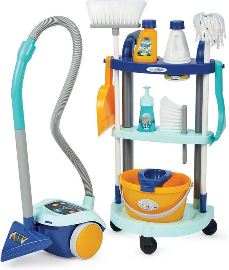 Ecoiffier Clean Home Nettaire Cart avec aspirateur