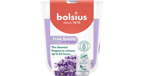 Verre parfumé Bolsius 80 73 lavande