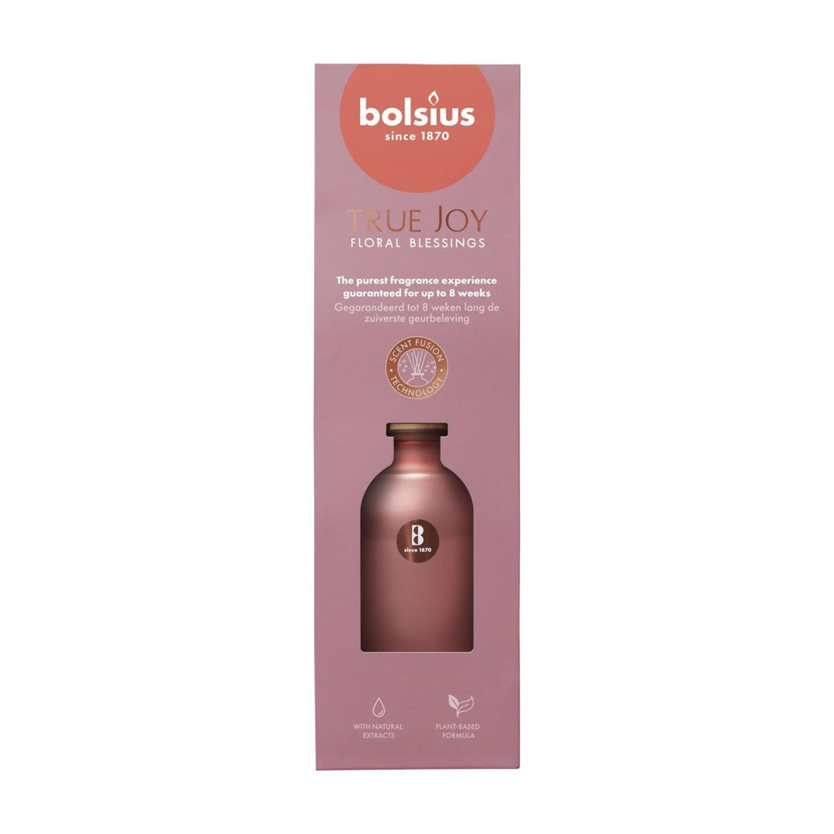 Diffuseur d'arômes Bolsius 80 ml vraie joie bénédictions florales | 2 pièces