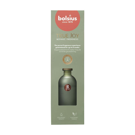 Diffuseur d'arômes Bolsius 80 ml vraie joie fraîcheur botanique | 2 pièces