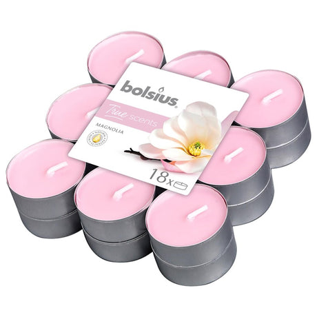 Bolsius bougie chauffe-plat parfumée 18pcs magnolia