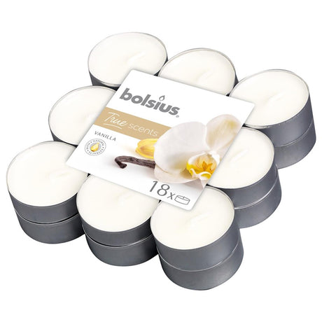 Bolsius bougie chauffe-plat parfumée 18pcs vanille