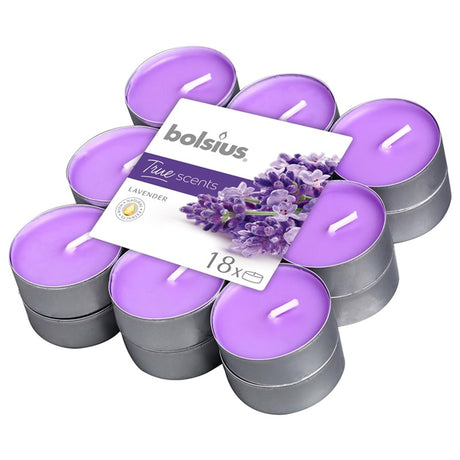 Bougie chauffe-plat parfumée Bolsius 18pcs lavande