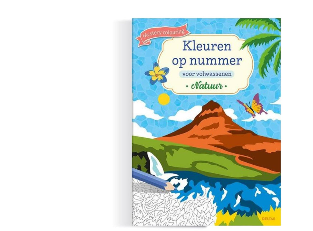 Deltas à colorier par numéro pour adultes - livre de coloriage nature