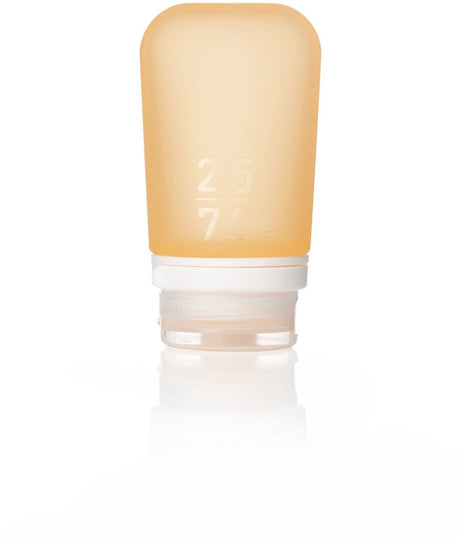 Human Gear - gotoob+ - bouteille de voyage - flacon - léger - étanche - moyen - 74 ml - orange