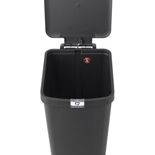 Poubelle Brabantia stepup - 40 l - gris foncé