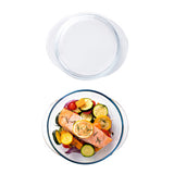 Plat de cuisson rond classique en Pyrex 2,1 l avec couvercle