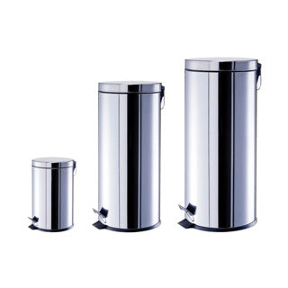 Poubelle à pédale Schäfer 3 litres | 2 pièces