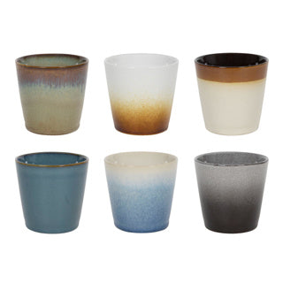 Tasse à café 'tempête' ø 7,5 cm 200 ml | 6 pièces