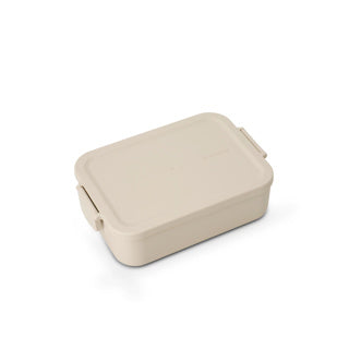 Brabantia make take lunch box boîte à pain - moyen - plastique - beige tendre