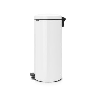 Brabantia newicon poubelle à pédale, 30l - blanc