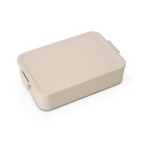 Brabantia make take lunch box boîte à pain - grande - plastique - beige tendre