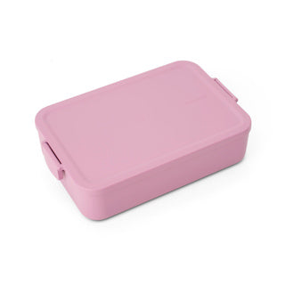 Brabantia make take bento lunch box boîte à pain - avec boîte à bento - grande - plastique - rose lilas