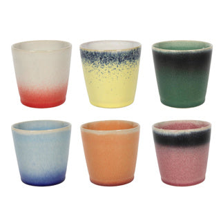 Tasse à café 'feu' ø 7,5 cm 200 ml | 6 pièces