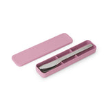 Brabantia make take set de couverts - à emporter - 3 pièces - rose lilas