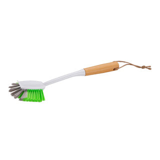 Brosse à vaisselle Clean Home ovale en bambou | 6 pièces