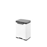 Brabantia bo poubelle - 4 litres - salle de bain - blanc