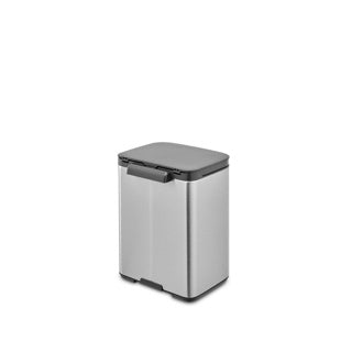 Poubelle Brabantia bo - 4 litres - salle de bain - acier mat résistant aux empreintes digitales