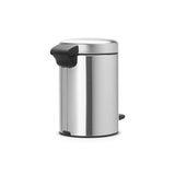 Poubelle Brabantia newicon - 3 litres - salle de bain - acier mat