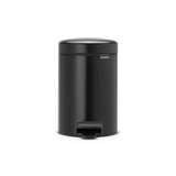 Brabantia newicon poubelle - 3 litres - salle de bain - noir mat