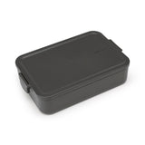Brabantia bento boîte à lunch faire prendre grand gris foncé | 2 pièces