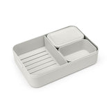Brabantia bento boîte à lunch faire prendre grand gris clair | 2 pièces