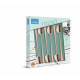 Cuillères à sorbet vintage Amefa Austin - 6 pièces - cuivre