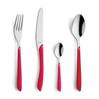 Amefa Cutlery Set Eclat 24-Piece Raspberry