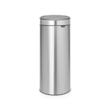 Brabantia poubelle Touch Bin 30l acier mat