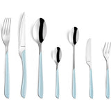 Ménagère Amefa Eclat 26 pièces pour 4 personnes bleu clair mat