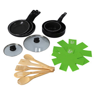 Green chef set de poêles greenchef 14 pièces noir