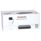 Brabantia break set make take 2 pièces gris foncé