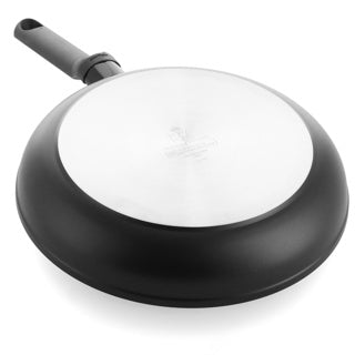Poêle induction BK easy 30 cm - revêtement antiadhésif sans PFA - poêle induction - poêle céramique - passe au four jusqu'à 160°c - poignées froides - noir