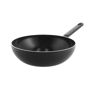 Poêle wok induction BK easy 30 cm - 4,2 l - revêtement antiadhésif sans PFA - poêle wok induction - poêle wok céramique - passe au four jusqu'à 160°c - poignées froides - sans couvercle - noir