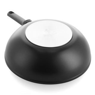 Poêle wok induction BK easy 30 cm - 4,2 l - revêtement antiadhésif sans PFA - poêle wok induction - poêle wok céramique - passe au four jusqu'à 160°c - poignées froides - sans couvercle - noir