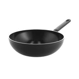 Poêle wok induction BK easy 36 cm - 7,5 l - revêtement antiadhésif sans PFA - poêle wok induction - poêle wok céramique - passe au four jusqu'à 160°c - poignées froides - sans couvercle - noir