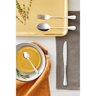 Amefa - service de couverts baguette 24 pièces dans une boîte en bois de luxe - argent