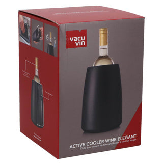 Vacu vin vacuvin refroidisseur à vin élégant noir
