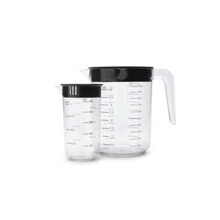 Brabantia savoureux+ set de tasses à mesurer 2 pièces gris foncé