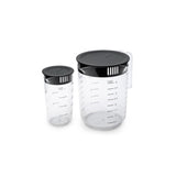 Brabantia savoureux+ set de tasses à mesurer 2 pièces gris foncé