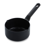 Casserole induction BK easy 16 cm - 1,5 l - revêtement antiadhésif sans PFA - casserole induction - poêle céramique - passe au four jusqu'à 160°c - poignées froides - sans couvercle - noir