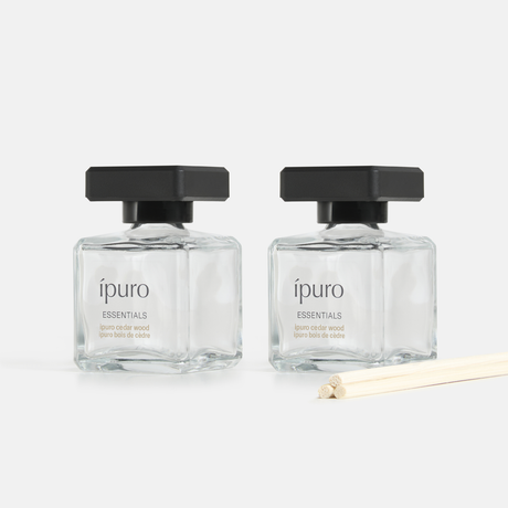 Ipuro diffuseur de parfum bois de cèdre 2 x 50 ml