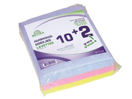 Lingettes ménagères en viscose Luva, lot de 12