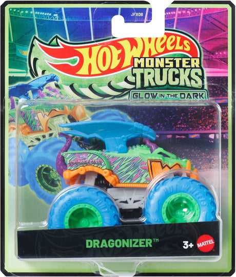 Le camion monstre Hot Wheels brille dans le noir jfx08