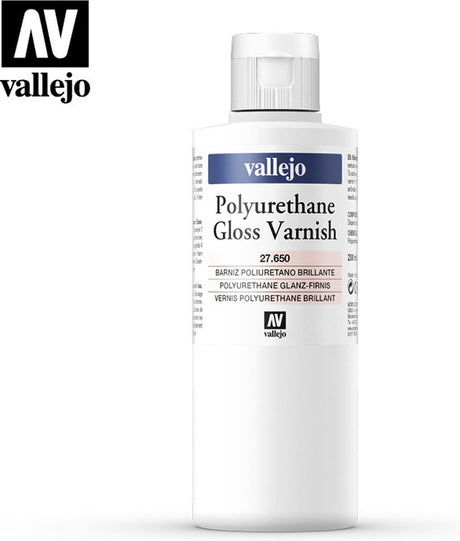 Peinture hobby Vallejo - 27650 vernis polyuréthane brillant - flacon de peinture - 200 ml