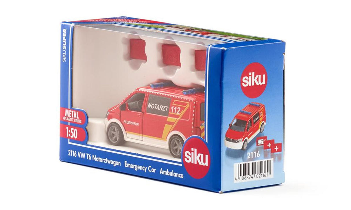 Siku vw t6 pour le médecin urgentiste (1:50)