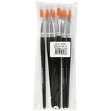 Pinceaux Creativ company gold line, taille 11, l: 19 cm, l: 9 mm, plats, 6 pièces 1 boîte