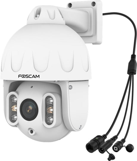FOSCAM SD8EP, 4K 8MP POE PTZ CAMÉE DE SÉCURITÉ EN SUPPORT