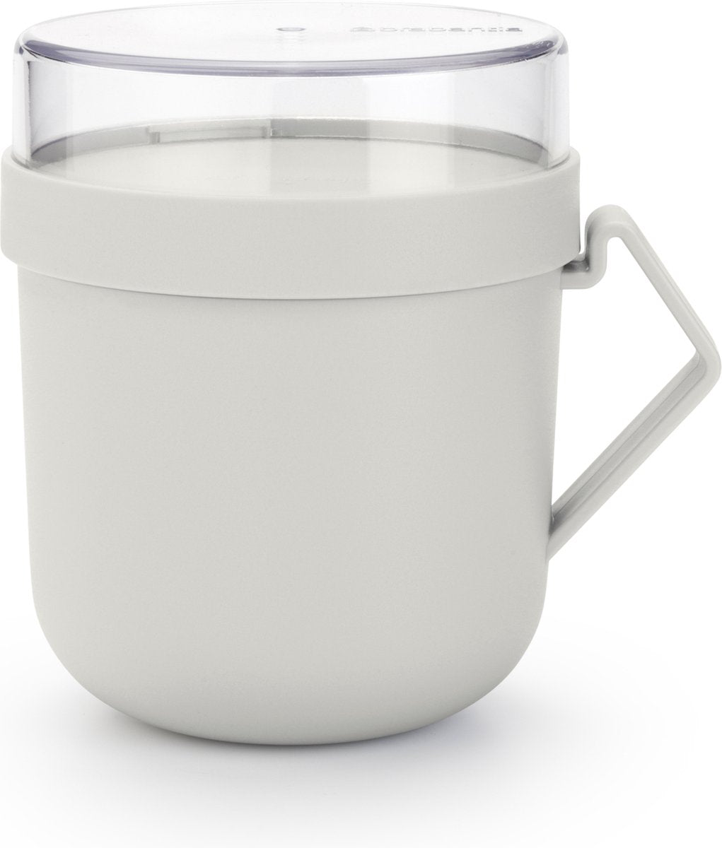 Brabantia tasse à soupe faire prendre gris clair | 2 pièces